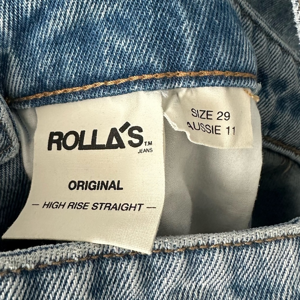 ROLLA’S Original High Rise Straight Overalls - Picture 4 of 4